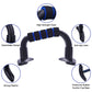 H-shaped push-up stand with high-strength foam grips and protective rubber suction cup base