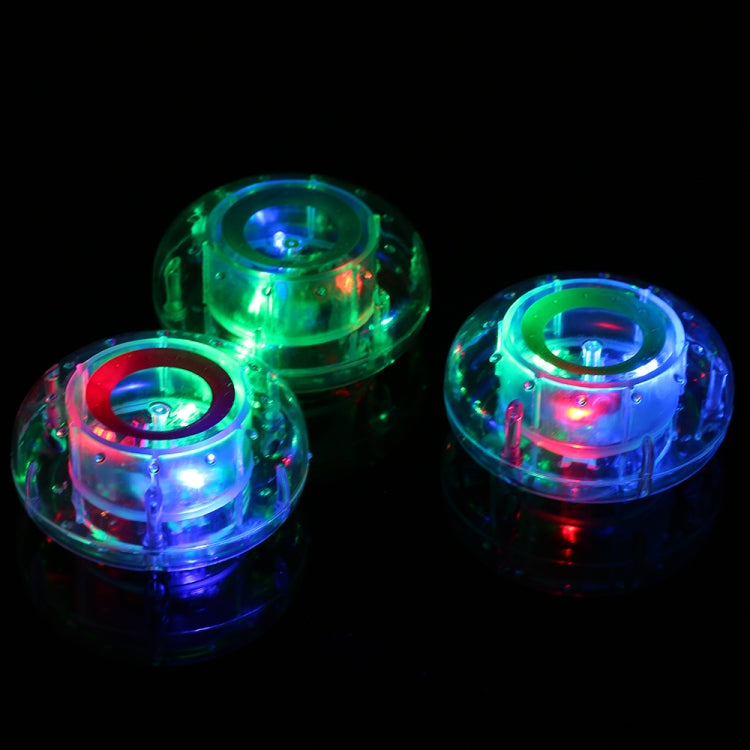 3-pack floating LED pool lamps, clear domes with RGB multicolor glow