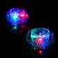Floating LED pool lamps with vivid multicolor glow in dark setting