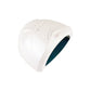 White UV nail lamp dryer with curved hood and blue interior light
