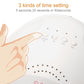White UV nail lamp control panel with time buttons and LED indicator dots