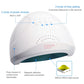 White UV nail lamp dryer with SUNone logo, control buttons, and LED panel