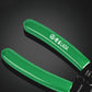 Green insulated handle wire stripper pliers, logo visible on handle