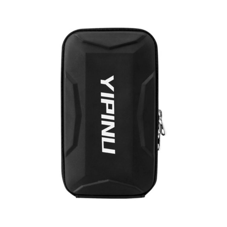 Black arm phone bag with zipper and YIPINU logo