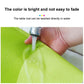 Green striped PVC placemat surface with water droplet splash, heat-resistant
