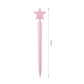 Single pink cartoon cake fork with star topper