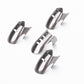 4-pack adjustable stainless steel finger guards, curved protective pieces