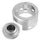 Stainless steel stove windscreen ring with separate alcohol burner insert