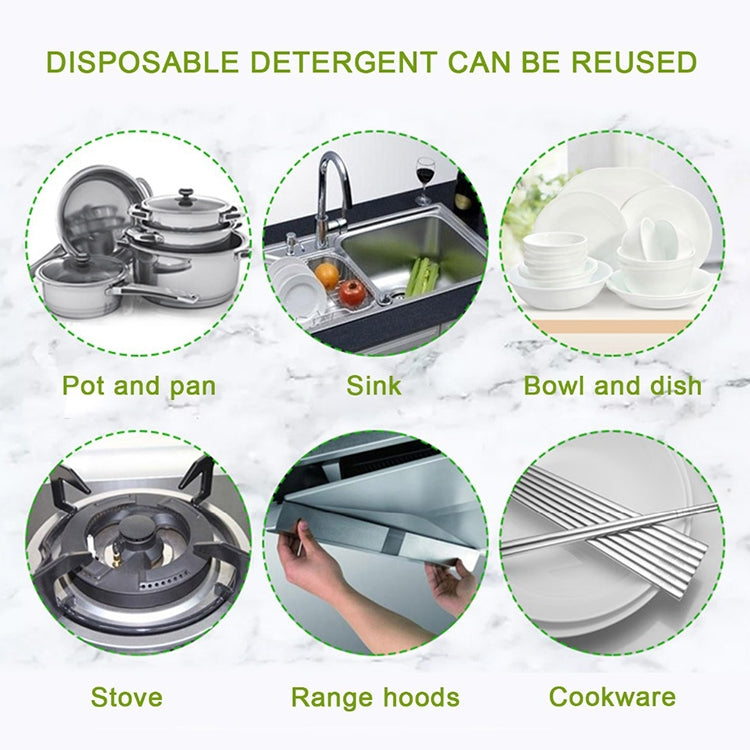 Transparent detergent dispenser container for reuse; gray top with dispensing nozzle