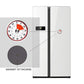 Kitchen countdown timer with magnet attachment shown on an appliance diagram