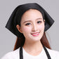 Black chef hat with triangle neck scarf
