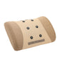 Heating pulse acupuncture waist massager beige lumbar pad with button array and control panel