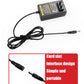 Heating pulse acupuncture waist massager power adapter with cords and compact plug ends