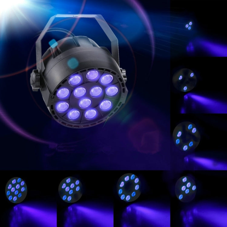 LED stage laser parlight with blue LED dots and visible beam effects