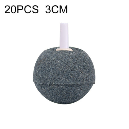 Dark gray air stone bubble disk with white air tube, round porous stone for aquarium oxygen