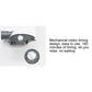 Portable mini clothes dryer with rotary timer knob and circular control dial