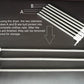 Removable stainless steel drying rails set for a mini clothes dryer