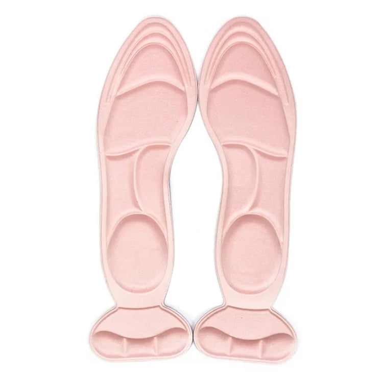 Round pink heel post back insole insert pad for high heels, breathable anti-slip