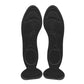 Round black heel post back insole insert pad for high heels, breathable anti-slip