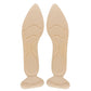 Pointed apricot heel post back insole insert pad for high heels, breathable anti-slip