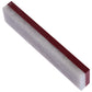 White sharpening stone with maroon side strip, angled view