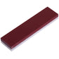 Maroon sharpening stone block with smooth rectangular shape