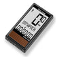 WEST BIKING solar bike computer speedometer with large LCD and amber solar cell, black