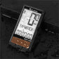WEST BIKING waterproof bike speedometer with backlit LCD and solar cell, black case