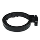 Electric scooter handlebar snap ring 2-pack, black plastic loop with latch clip