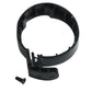 Electric scooter handlebar snap ring 2-pack, black plastic frame with screw