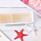 White magnetic storage box with open compartment and chalkboard front panel