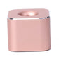 Rose gold single-slot metal pen holder cylinder with open top