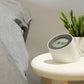 White night light alarm clock with digital time display