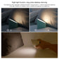 Alarm clock night light with adjustable brightness glow on a bedside surface.