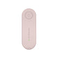 Mini anion air purifier, pink oval plug-in body with top power button