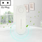 White mini air purifier with on/off button, EU plug