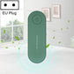 Green mini air purifier with on/off button, EU plug