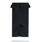 Outdoor garden refrigerator waterproof thermometer, black back panel with mounting holes