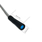 Charging cable with blue 3-prong connector and size measurement markings
