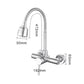 Wall faucet size diagram: 192mm, 60mm, 50mm; flexible hose sprayer
