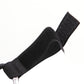 Stroller hook with black strap and metal clip, shown at attachment point
