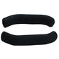 Black non-slip silicone handbrake covers, two curved pieces