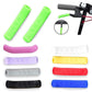 Multi-color non-slip silicone handbrake covers set, multiple curved sleeves