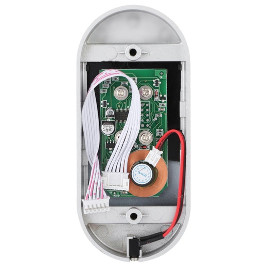 Recessed electronic combination lock module with circuit board and wiring