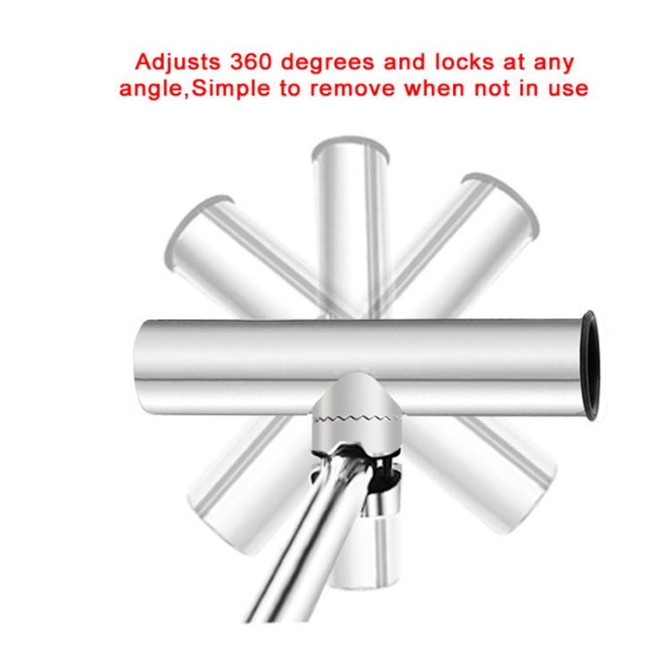 316 stainless steel fishing rod seat bracket with multi-angle mounting arms