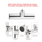316 stainless steel fishing rod seat bracket with PVC pin and adjustable rail clamp
