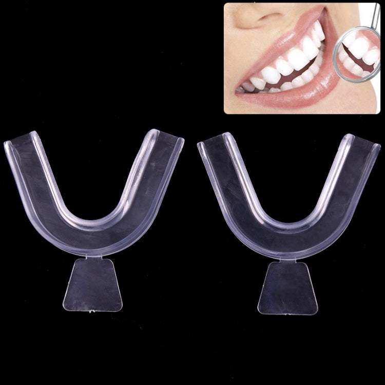 Thermoformable clear dual dental mouthguard trays with bite pads