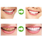 Dental whitening trays concept with smile before-and-after panels