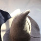 Camel wool wizard hat with wide brim and tall pointed crown
