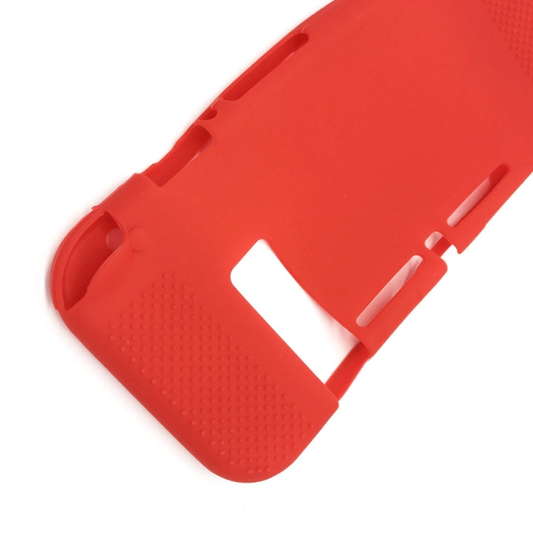 Red silicone Switch case with front opening and textured grip